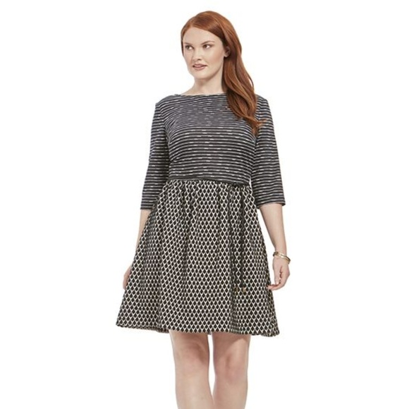 Taylor Woman Fit and Flare Dress - Picture 1 of 3